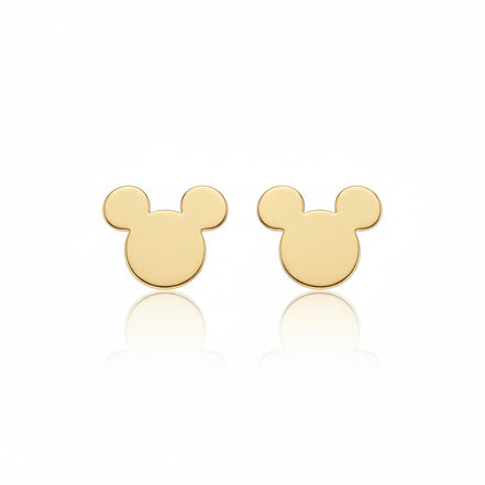18K Gold Mix Design Stud Earrings – Playful Animal Collection