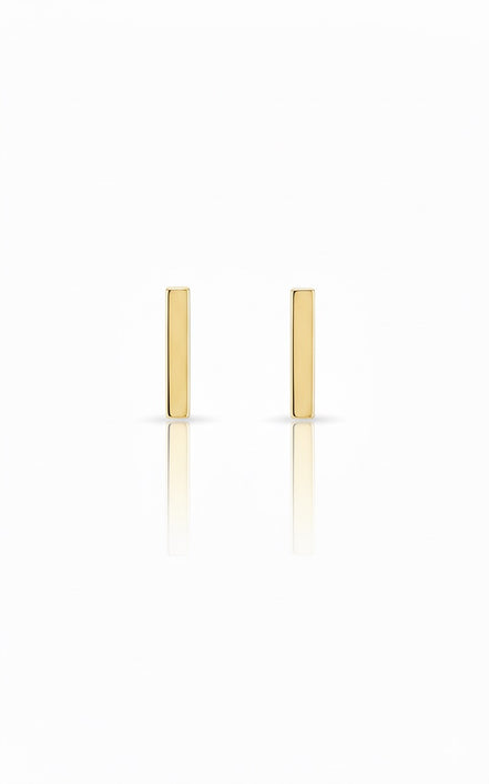18K Gold Half Set with Modern Bar Design