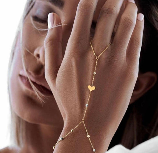 18K Gold Heart Bracelet ❤️ - navidjewellery
