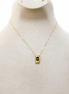 18K Gold S Initial Pendant Minimalist Necklace.