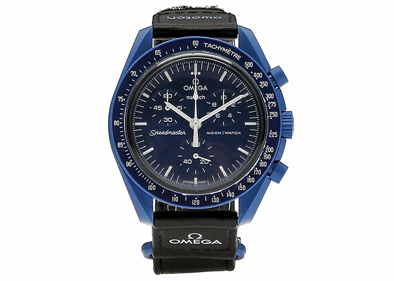 Swatch x Omega Bioceramic Moonswatch Mission to Neptune.