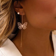 18k Gold Butterfly Earring - navidjewellery