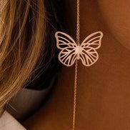 18k Gold Butterfly Earring - navidjewellery