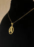 18K Gold Letter Necklace - navidjewellery