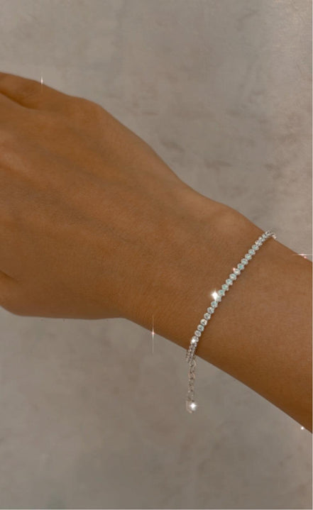 18k Gold Tennis Bracelet - navidjewellery