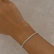 18k Gold Tennis Bracelet - navidjewellery