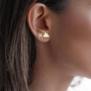 18K Gold THUNDER Earring - navidjewellery