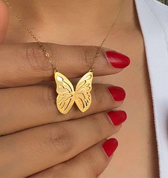 18k Gold Butterfly - navidjewellery