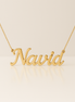 18K Gold Name Necklace