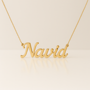 18K Gold Name Necklace