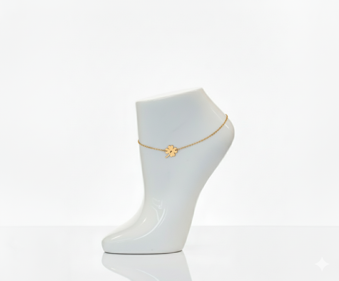 18K Gold Anklet