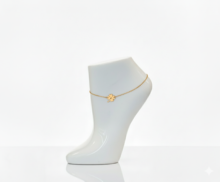 18K Gold Anklet