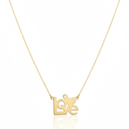 18K Gold Love Necklace