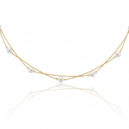 18K Gold Pearl Necklace