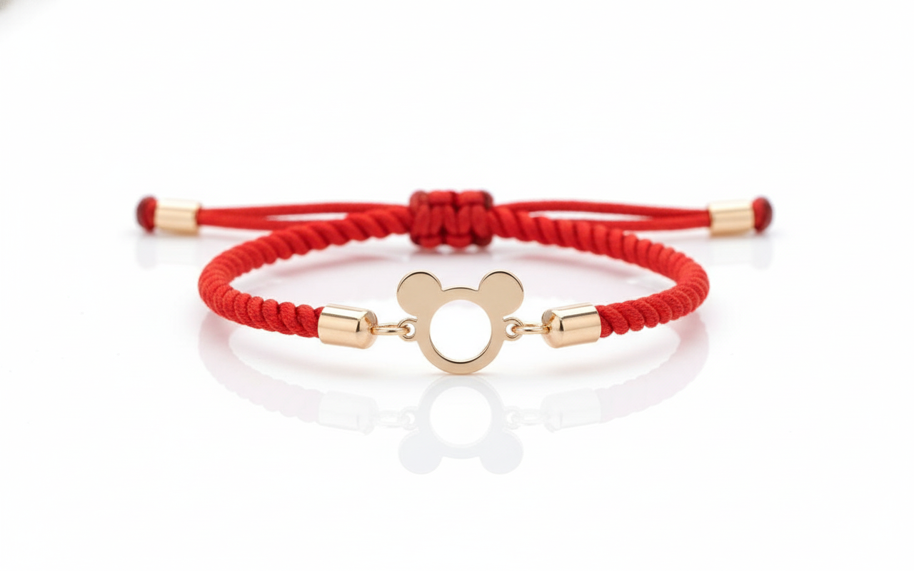 18K Gold Mickey Bracelet