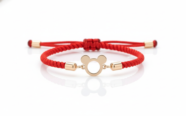 18K Gold Mickey Bracelet