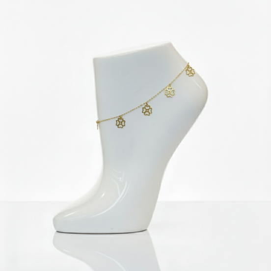 18K Gold Anklet