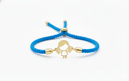 18k Gold Thread Children Bracelet