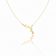 18K Gold Butterfly Necklace