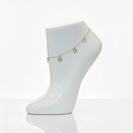 18K Gold Anklet