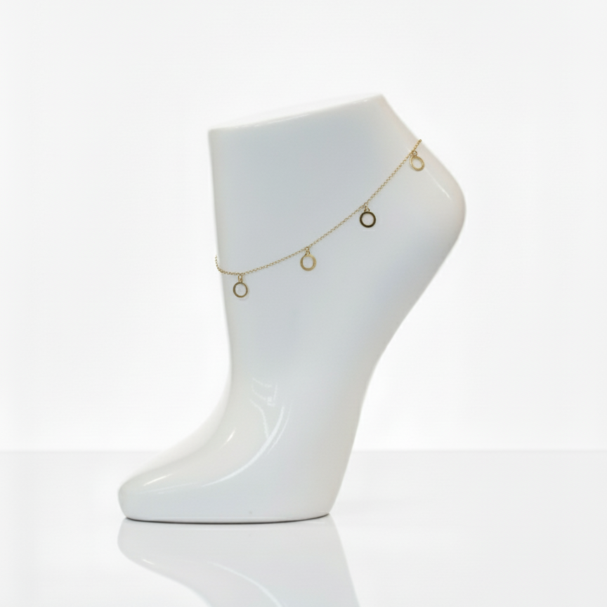 18K Gold Anklet