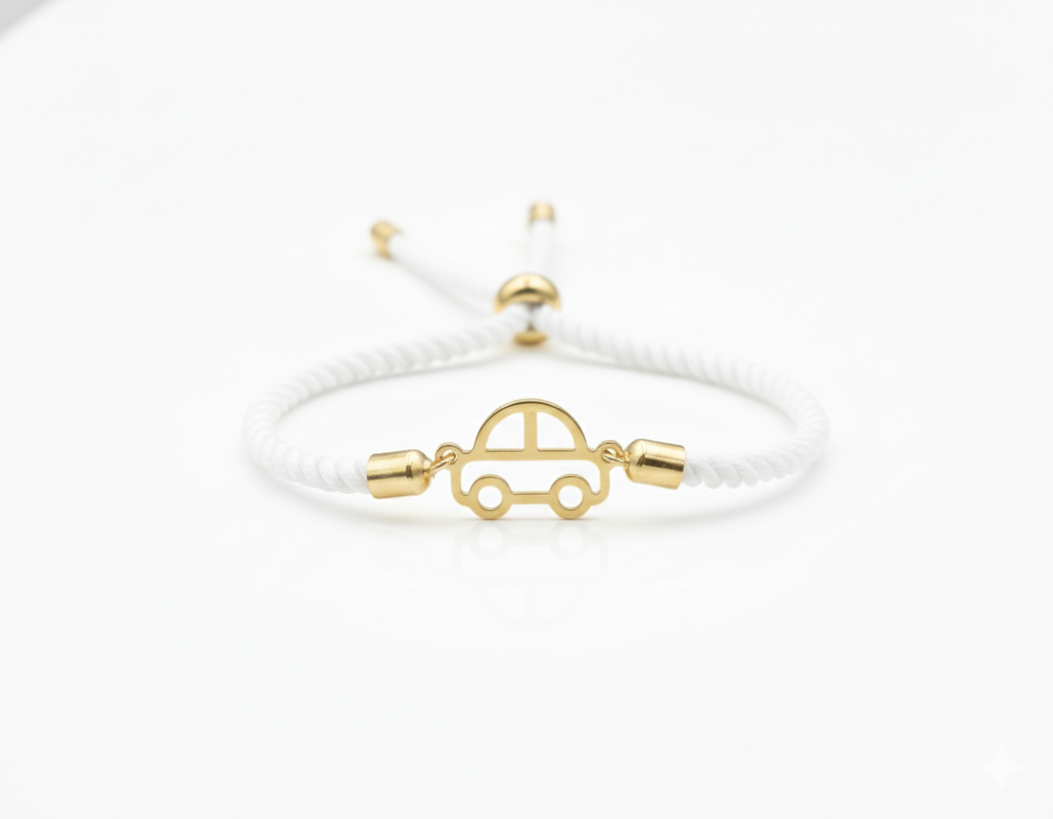18K Gold Children Thread Bracelet