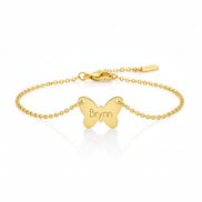 18K Gold Children Name Bracelet