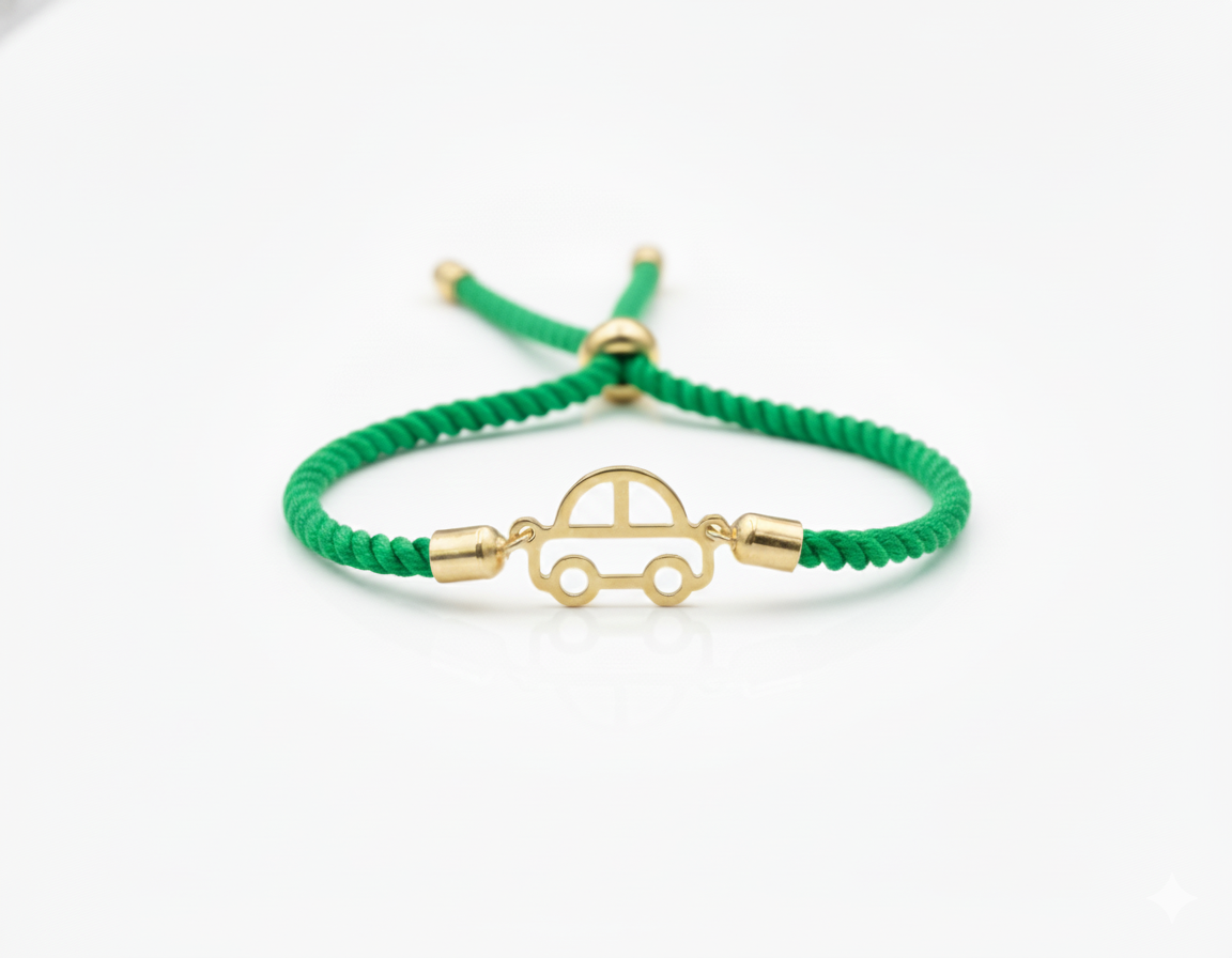 18K Gold Children Thread Bracelet