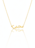 18K Gold love Necklace (حب)