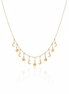 18k Gold Necklace Moon & Star