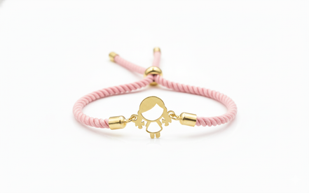 18k Gold Thread Children Bracelet