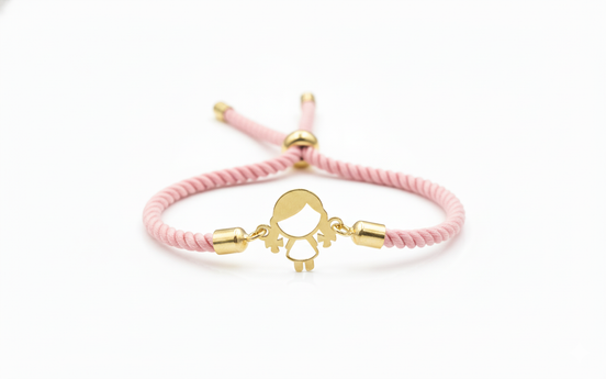 18k Gold Thread Children Bracelet