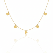 18k Gold Heart Necklace