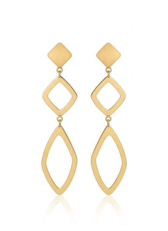 18K Gold Earring