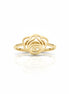 18k Gold Rose Ring