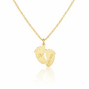 18K Gold New Born Gifting Necklace