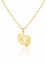 18K Gold New Born Gifting Necklace