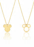 18K Gold Mickey Necklace