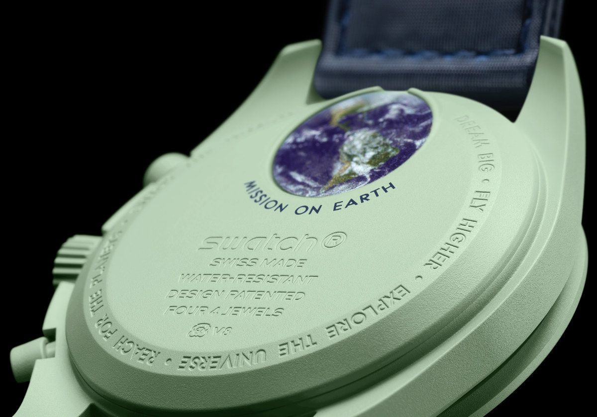 Swatch x Omega Bio ceramic Moon swatch Mission to Earth.