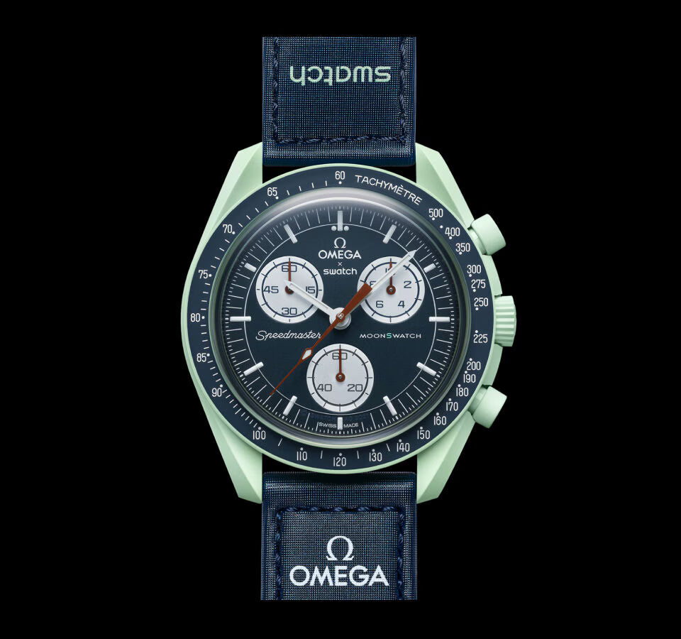 Swatch x Omega Bio ceramic Moon swatch Mission to Earth.