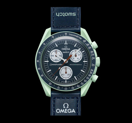 Swatch x Omega Bio ceramic Moon swatch Mission to Earth.