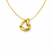 18K Gold Initial Pendant Necklace – Personalized Luxury Gift