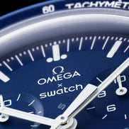 Swatch x Omega Bioceramic Moonswatch Mission to Neptune.