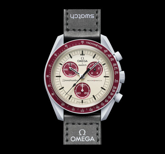 Swatch x Omega Bio ceramic Moon swatch Mission to Pluto.