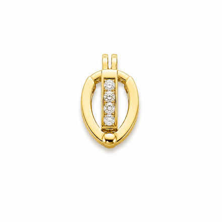 18K Gold Oval Hoop Earrings for Women.