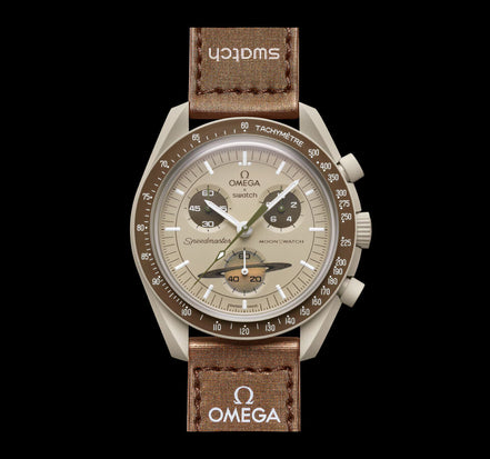 Swatch x Omega Bio ceramic Moon swatch Mission to Saturn.