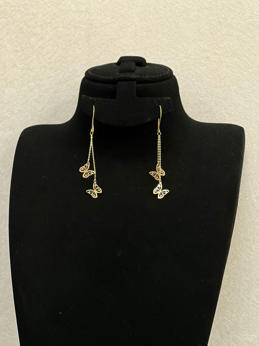 18K Gold Butterfly set - navidjewellery