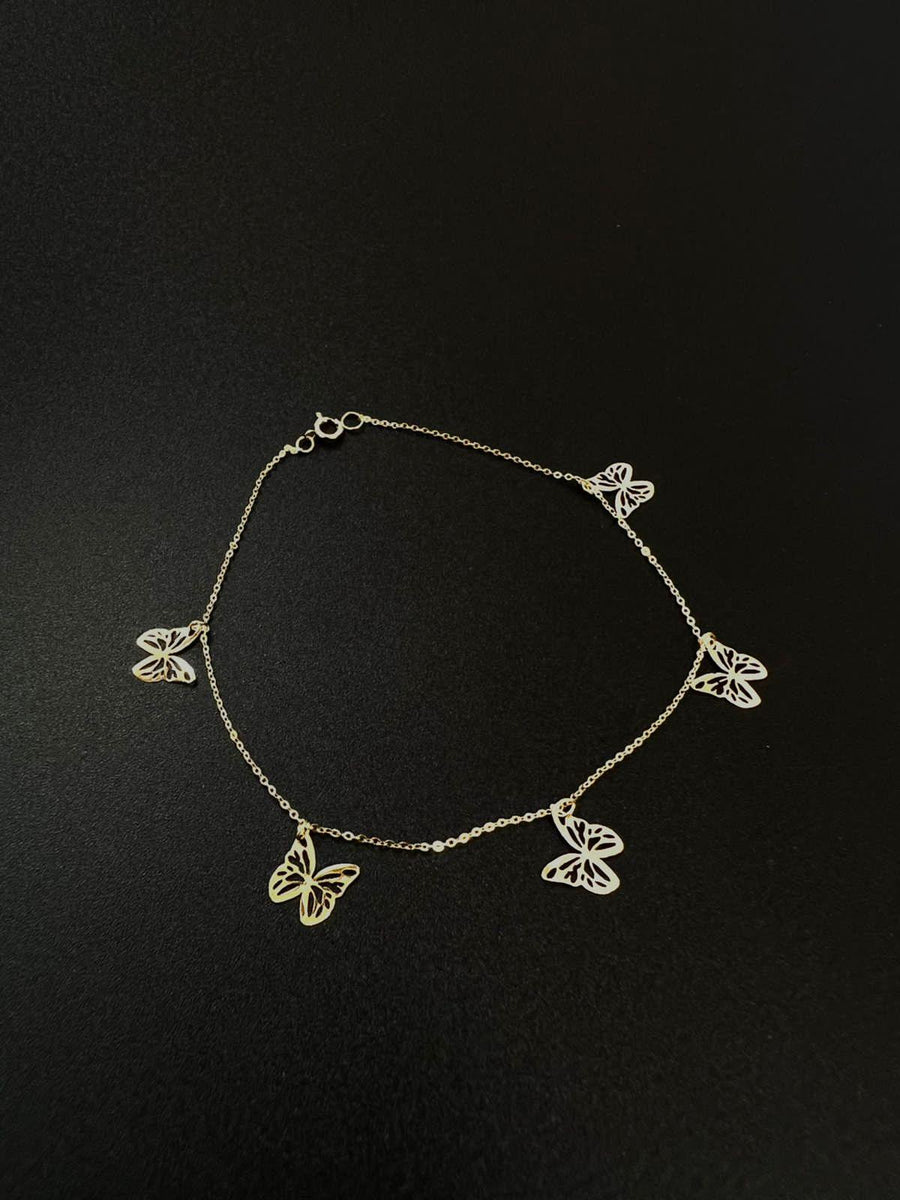 18K Gold Butterfly set - navidjewellery
