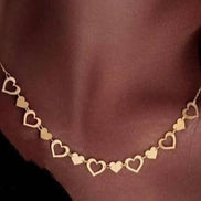 18K Gold Heart Set - navidjewellery