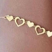 18K Gold Heart Set - navidjewellery